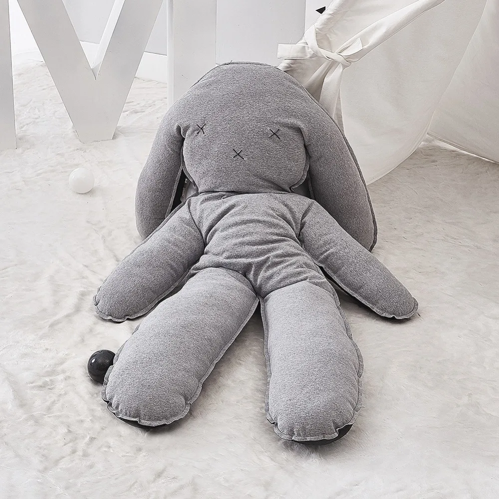 150cm Soft Plush Rabbit Stuffed Pillow Toy Appease Baby Bed Pillow Toy
