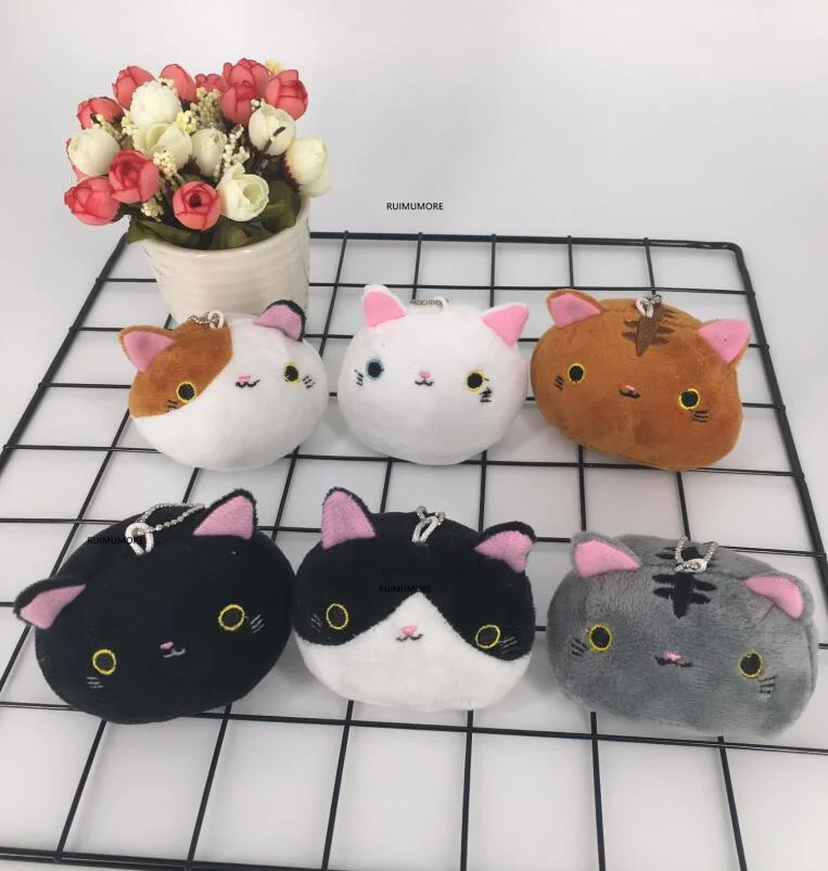 

Popular Cute 6Colors , CAT Animal Toy Stuffed Toy Plush Doll , Stuffed key chain Cat plush toy doll