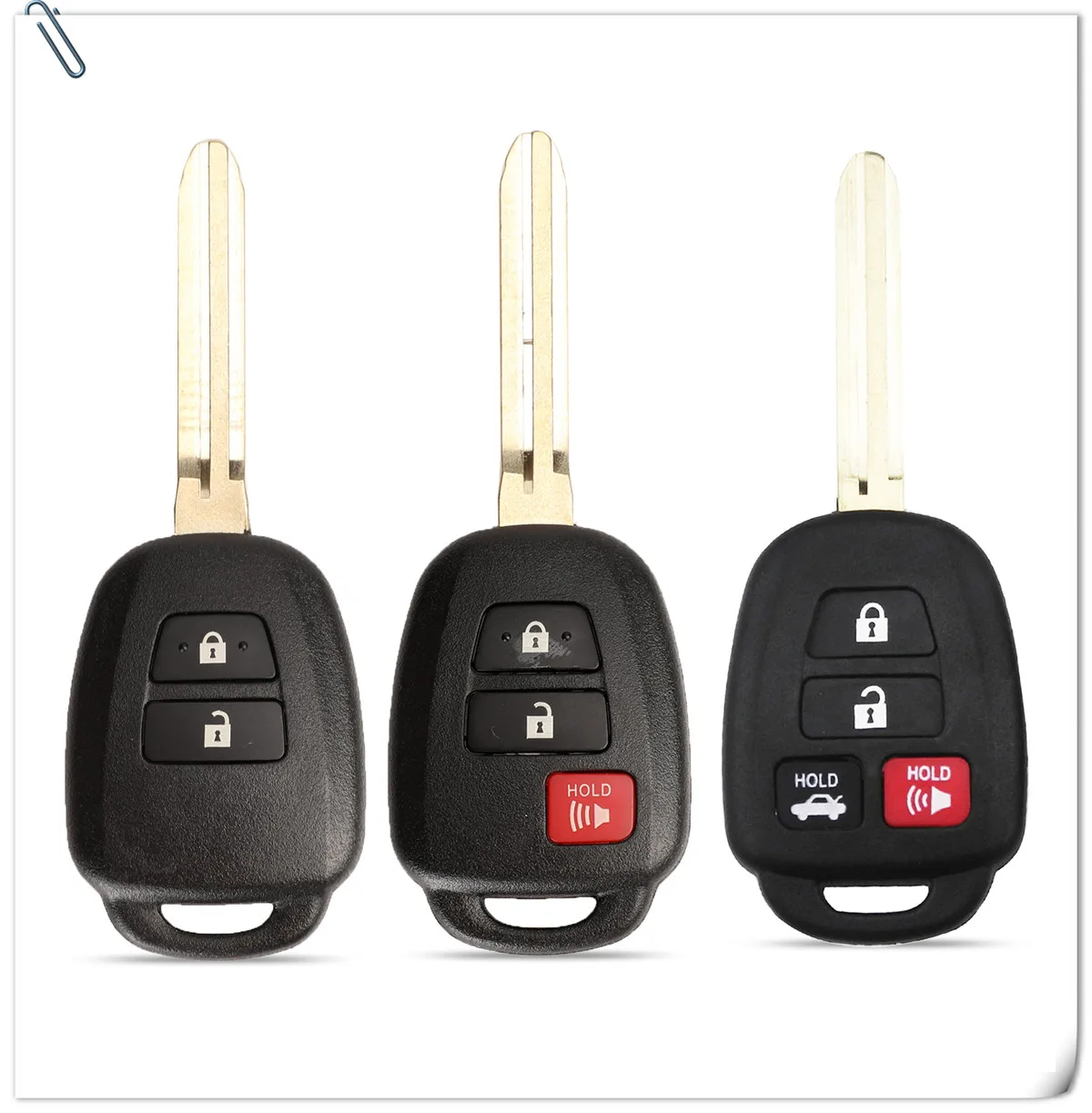 Keyforkess 10pcs 2/3/4 Bottoni Chiave A Distanza Dell'automobile Borsette Della Cassa Fob Per Toyota CAMRY Corolla 2012-2017 RAV4 Prius TOY43 Lama Sostituire 8 Keyforkess 10pcs 2/3/4 Bottoni Chiave A Distanza Dell'automobile Borsette Della Cassa Fob Per Toyota CAMRY Corolla 2012-2017 RAV4 Prius TOY43 Lama Sostituire - HTB1ZLVMcBWD3KVjSZKPq6yp7FXao