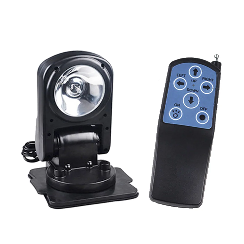 

360 degree rotating car searchlight 180 degree up and down HID xenon lamp portable remote control car light