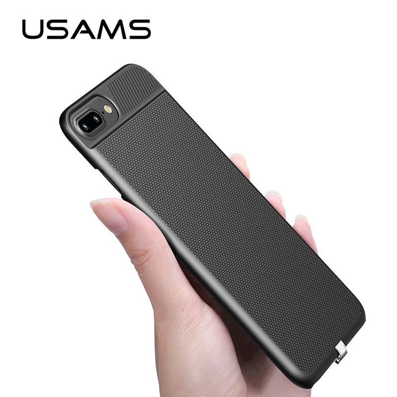 USAMS 2 в 1 чехол для беспроводного приемника Qi приемник Беспроводная зарядка iphone 6 6s