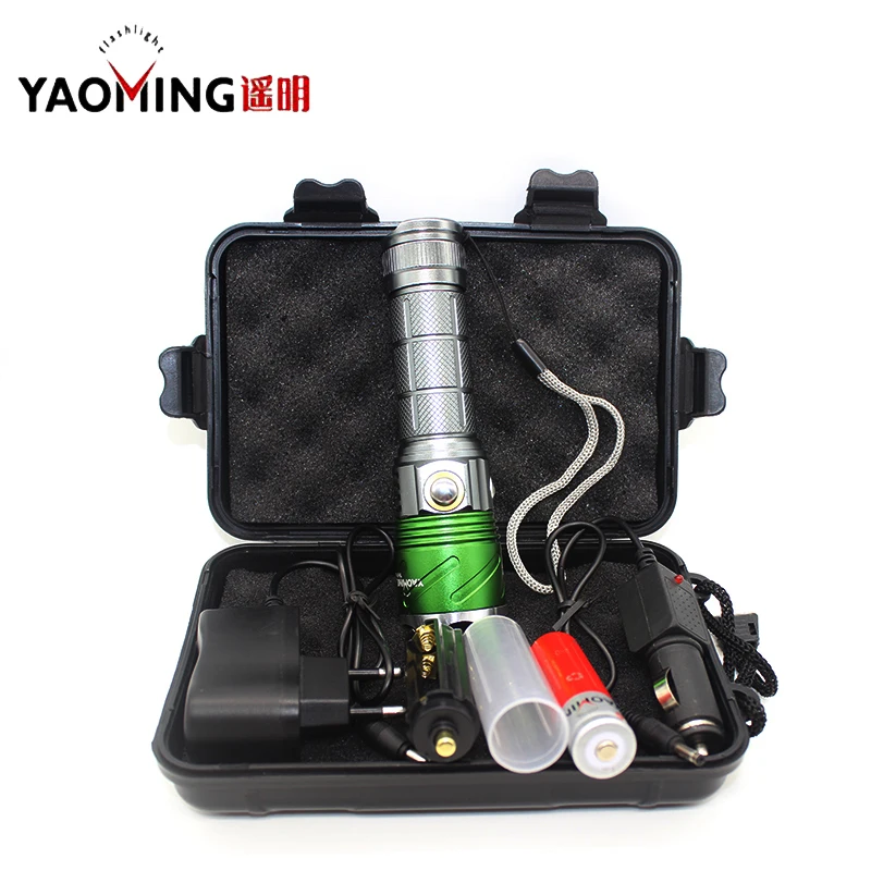 

New Style 2000LM 10W Powerful Led Torch CREE XM-L U2 Led Flashlight Zoomable 395 UV Violet Lamp Include Battery Charger Sets