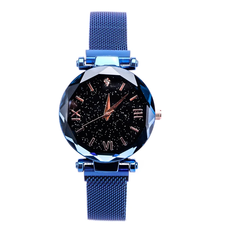 

Fashion Ladies Watch Women Luxury Wrist Watches Rose Gold Purple Magnet Clasp Adjusting Strap Beautiful Elegant Women's Clock