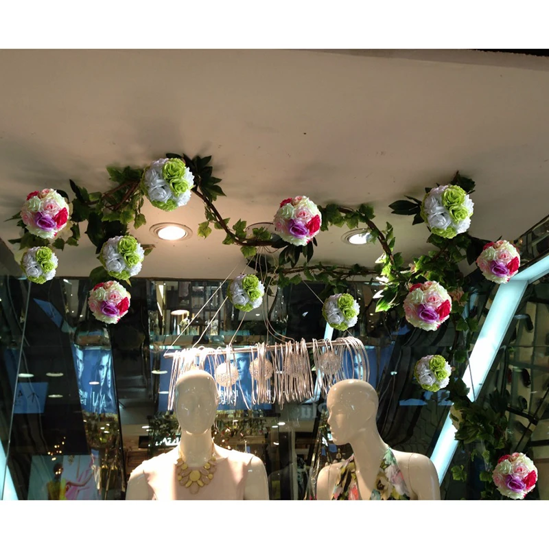 Wedding Shopping Mall Jewelry Store Birthday Home Flower Ball 30cm Simulation Decoration Cloth Bouquet Accessories
