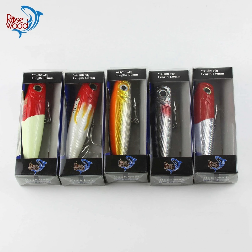 

Life-Like Fishing Topwater Floating Popper 130mm 60g Poper Lure Hooks Crankbait Sea Fishing Lures Isca Artificial Pesca Wobbler