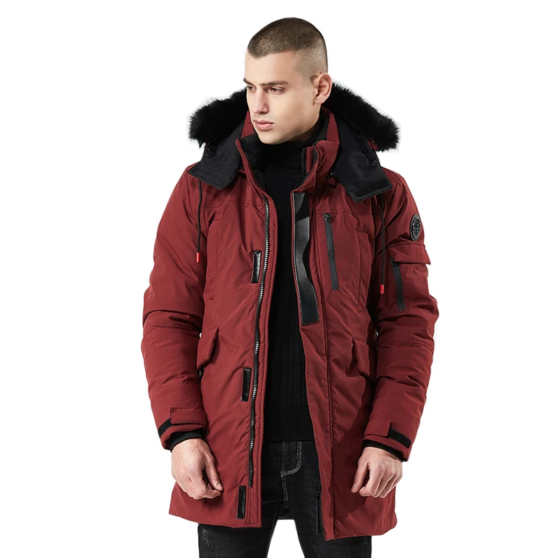 Mens winter jackets and coats new clothing high quality hooded thick windproof jacket fashion large size men winter coat ZZG138