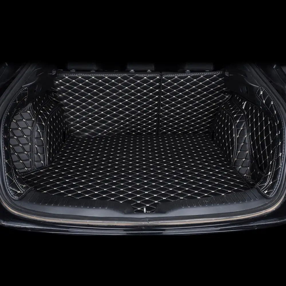Роскошный Коврик для багажника из волоконной кожи mazda cx-4 2016 2017 2018 2019 2020