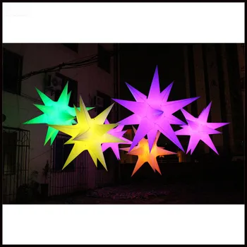 

Free shipment 2m CE certification Party/event/club decorations inflatable led pvc star