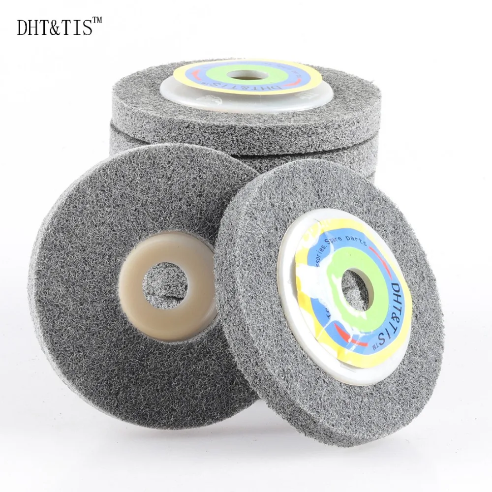 Диск шлифовальный нейлоновый DHT & TIS 10 шт. 100*12*16 мм 7P 180 #|flap wheel|grinding discdisc grinding |