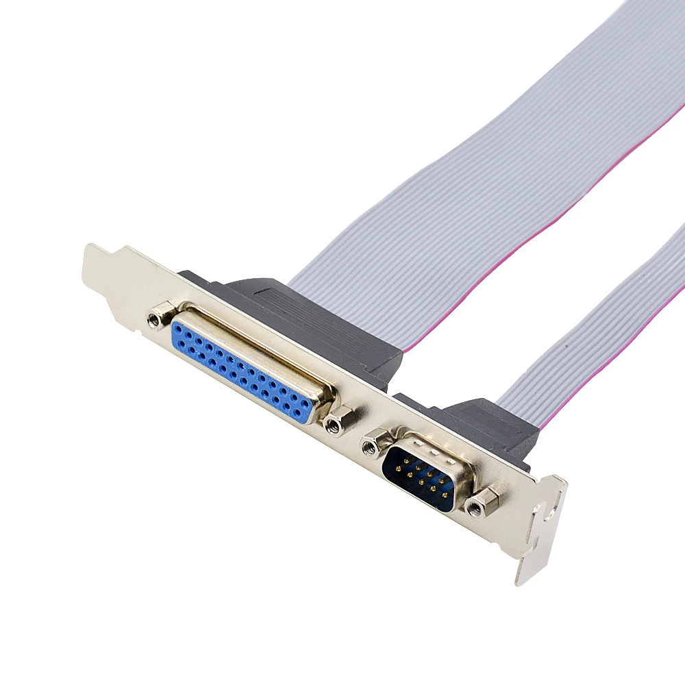 Tanie Dla gniazdo PCI nagłówek szeregowy DB9 Pin z równoległym kablem