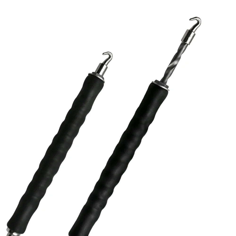 Полуавтоматический прямой Тяговый стальной крюк мини-привязанный проволочный крюк стальной инструмент Телескопический инструмент для обмотки стальной проволоки
