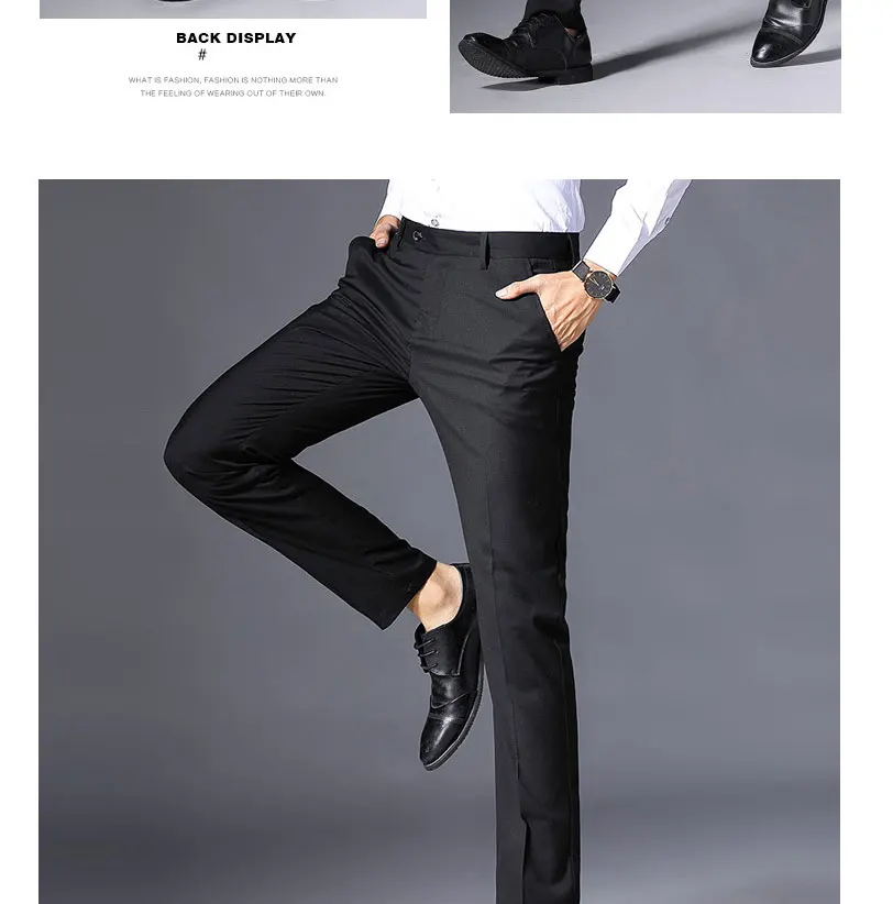 Новый 2018 высококачественный Товары хлопок мужская обувь 3 цветов Формальные Бизнес Брюки/превосходное качество мужской досуг Брюки