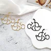 Gold Silver Black Color Simple Kawaii Cute Mickey Minny Stud Earrings Female Loverly Howllowed out Geometric Earring For Women 3