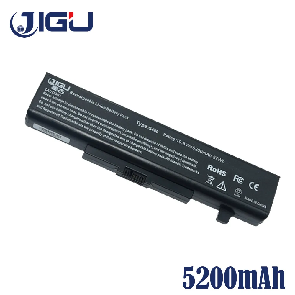 JIGU 6 ячеек ноутбук батарея L11S6Y01 для Lenovo G480 G485 G585 G580 Y480 Y580 Z380 Z480 Z580 Z585 Z485|laptop battery|l11s6y01