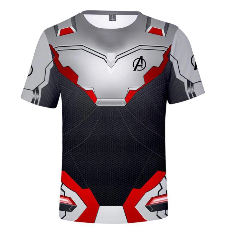 Marvel Movie Avengers Endgame Short Sleeve T Shirt Quantum Warfare Men 3d Print t-shirt cool Casual Summer Tops Cosplay
