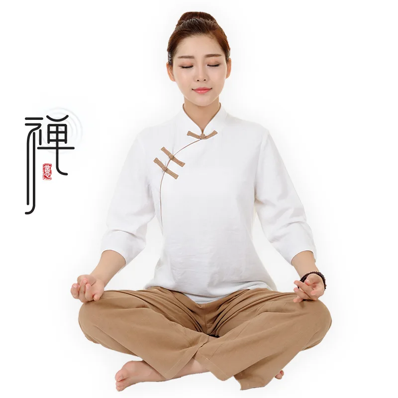 Новый китайский костюм кунг фу одежда Тай Чи Хлопковая женская taiji Taijiquan