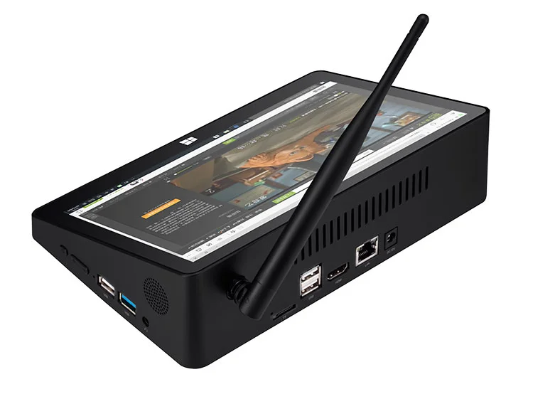 Pipo X10 Pro/X10R 10,8 дюймовый мини-ПК Win10/Android 7,0/планшетный ПК Linux 4G ram 64G rom Z8350/RK3399 tv Box BT RJ45 HDMI USB* 4