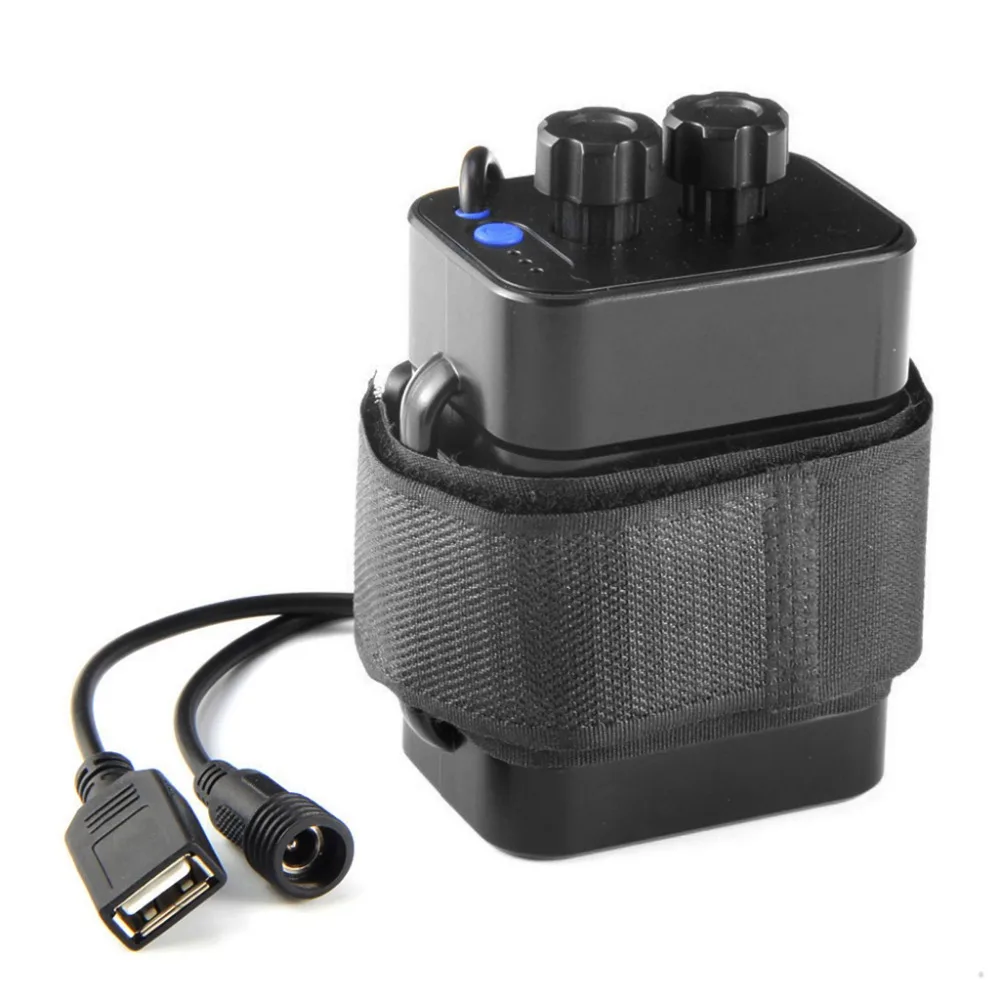 

6x 18650 USB Power Battery Storage Case Box Holder 5V 12V For Bicycle LED Light