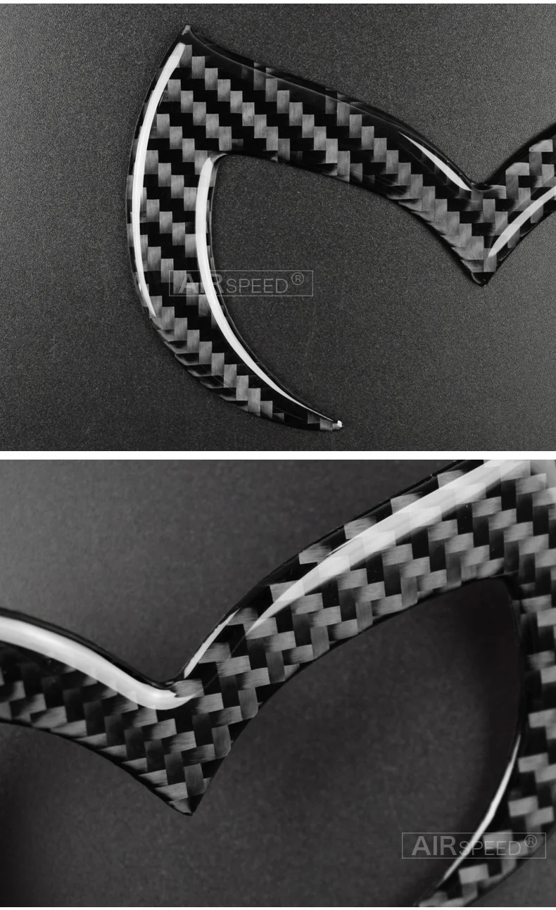 Mazda 3 Mazda 6 CX-5 CX-3 Axela Atenza Accessories Carbon Fiber Car Emblem Logo Tail Car Sticker Decals Car Styling (4)