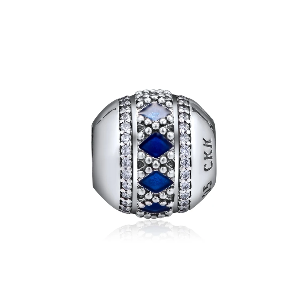 Подходит для Pandora подвески, браслеты, ожерелья стерлингового серебра 925 ювелирные изделия сверкающие формы бусины