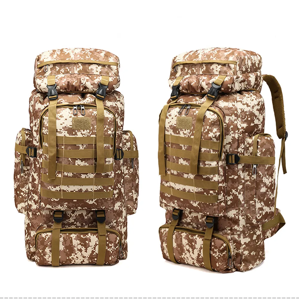 60L capacity military tactical backpack for outdoor activities17