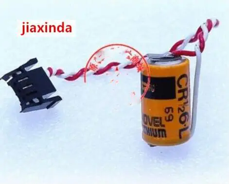 Jiaxinda Горячий cr1/2 6.l 3 В 1000 мАч литиевая батарея управления plc в литий-ионный аккумулятор с вилкой