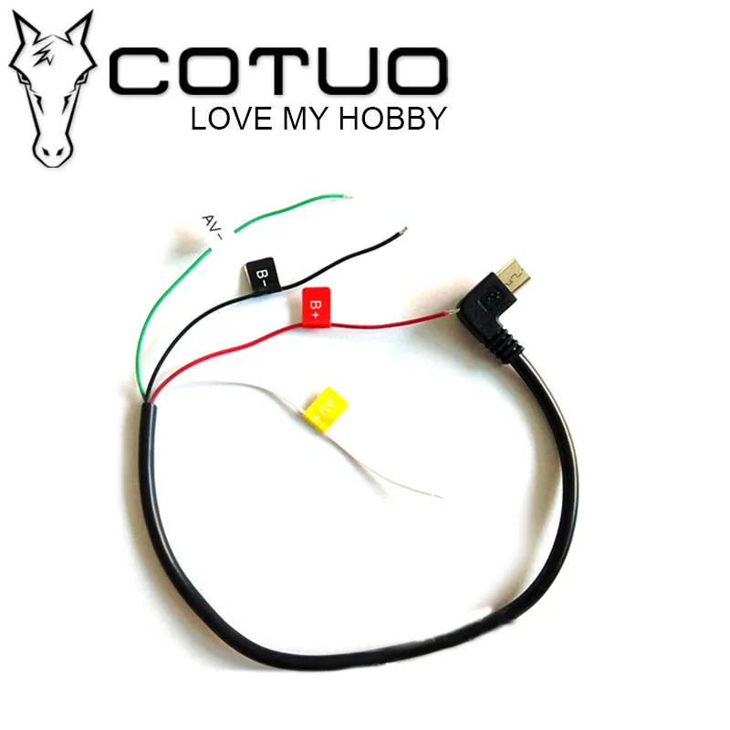 Аксессуары для экшн-камеры COTUO CS70/CS78/CS90/CS96 Mini USB в AV кабель SJ4000 FPV | Электроника