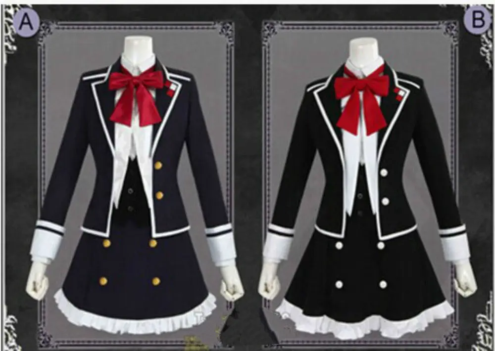 Anime Diabolik Lovers Yui Komori Cosplay Costume School Uniform Custom Made Free Shipping Yui Komori Cosplay Cosplay Costumeyui Komori Aliexpress