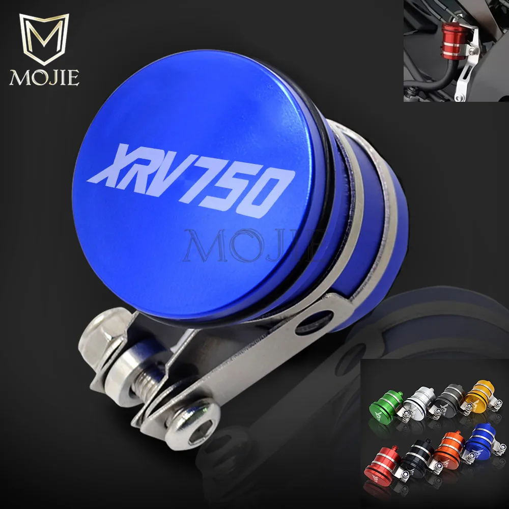 

Motorcycle Rear Brake Pump Fluid Reservoir Tank Cup Oil Container with Mounting Bracket For Honda XRV 750 XRV750 L-Y Africa Twin