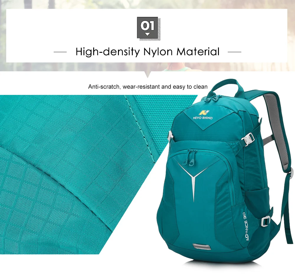 NEVO RHINO 30L Outdoor Climbing Nylon Water-resistant Sports Backpack