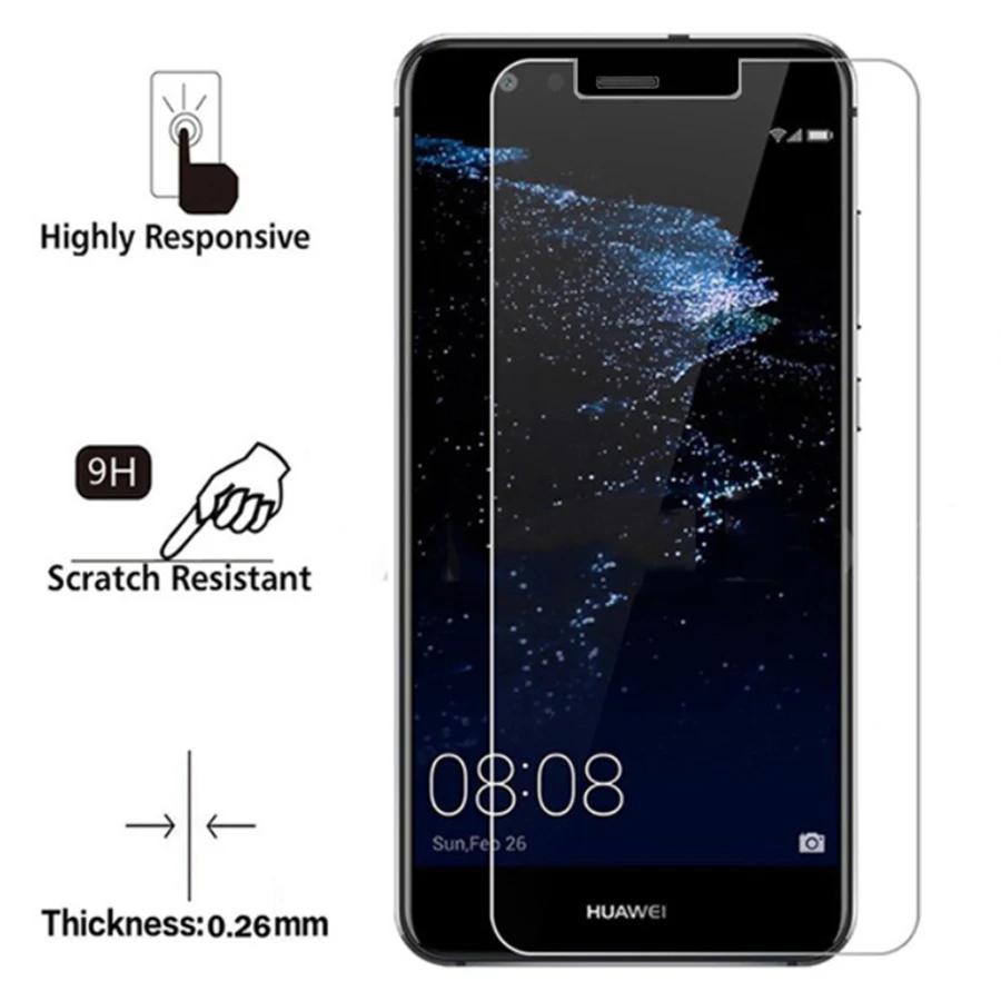 Защитное стекло для huawei p 10 lite huavei p10 легкое защитное hauwei p10lite p20 p9 20 9 10p закаленное