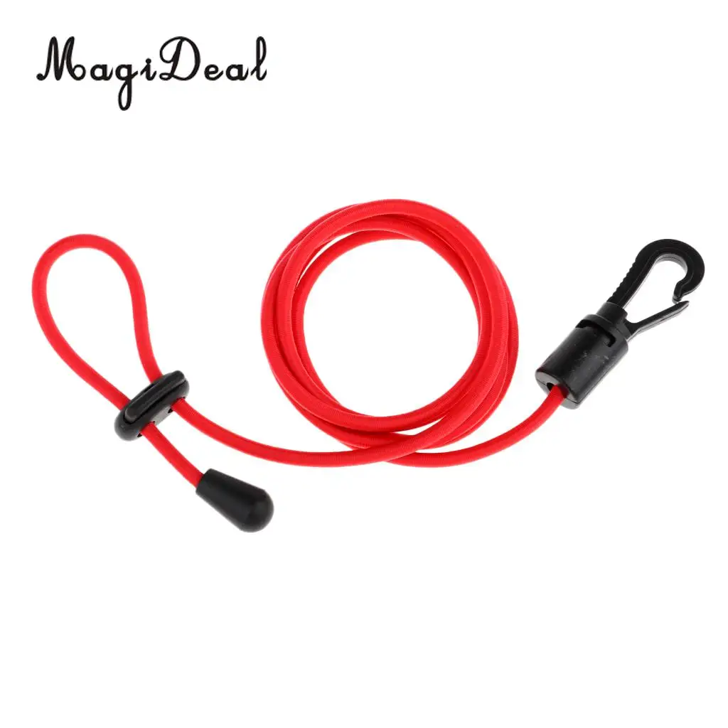 Perfeclan Elastic Safety Kayak Boat Paddle Leash Fishing Rod Cord Bungee Rope for Diving Fishing Boat Sailing Equipment