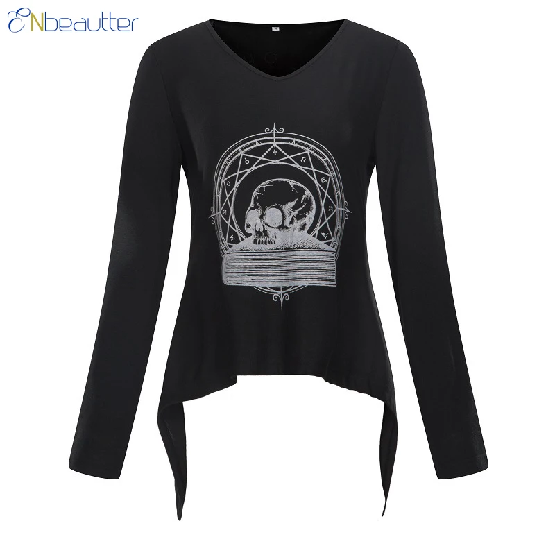 ENbeautter Shirts Women 2018 Autumn Halloween Prin...