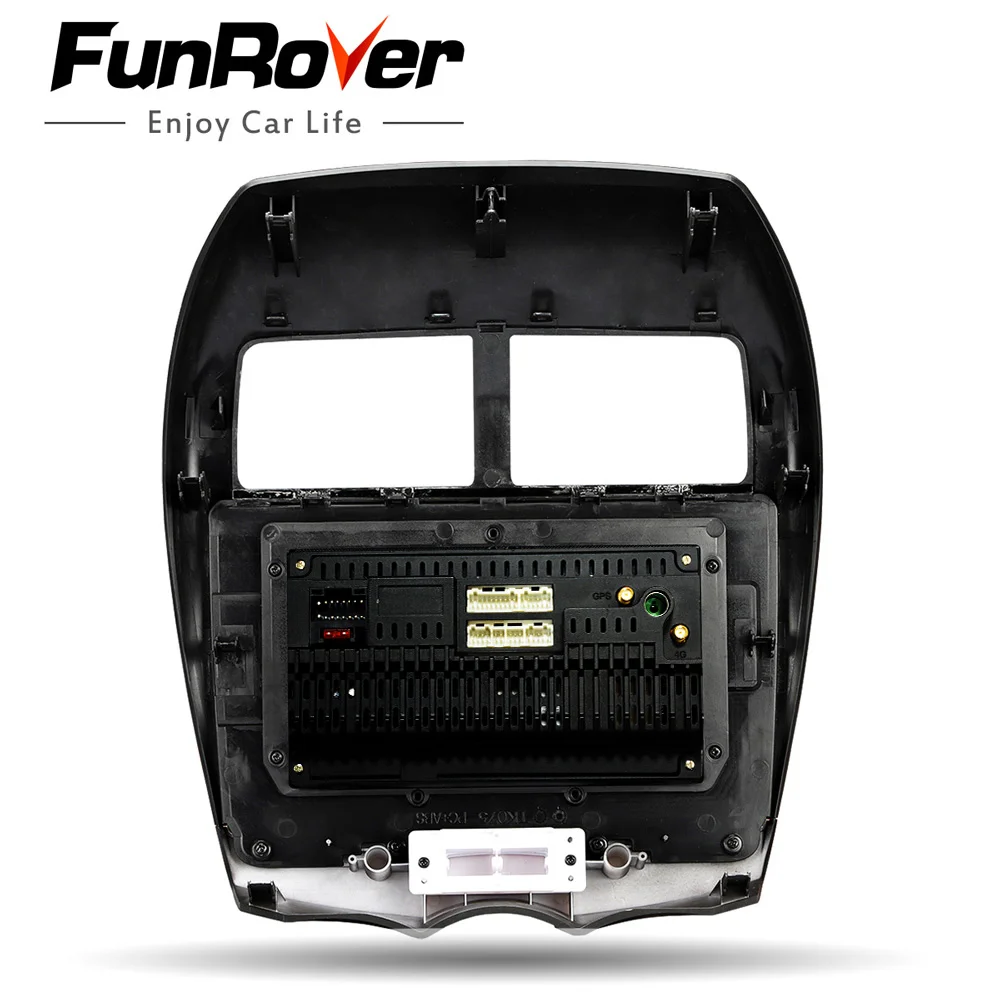 Funrover 10.1" Android 9.0 для CITROEN C4 2010- Mitsubishi ASX gps 2 Din Автомобильный Радио Аудио плеер Поддержка DVR TPMS DAB+ DVDRDS