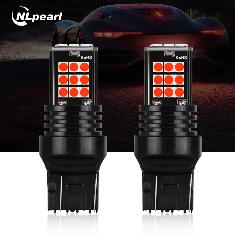 Nlpearl 2x автомобиль светодиодный 1156 BA15S P21W BAU15S Led 1157 Bay15d Led T20 7440 W21W 7443 Светодиодная Поворотная сигнальная лампа стоп-сигнал светильник Фары заднего хода