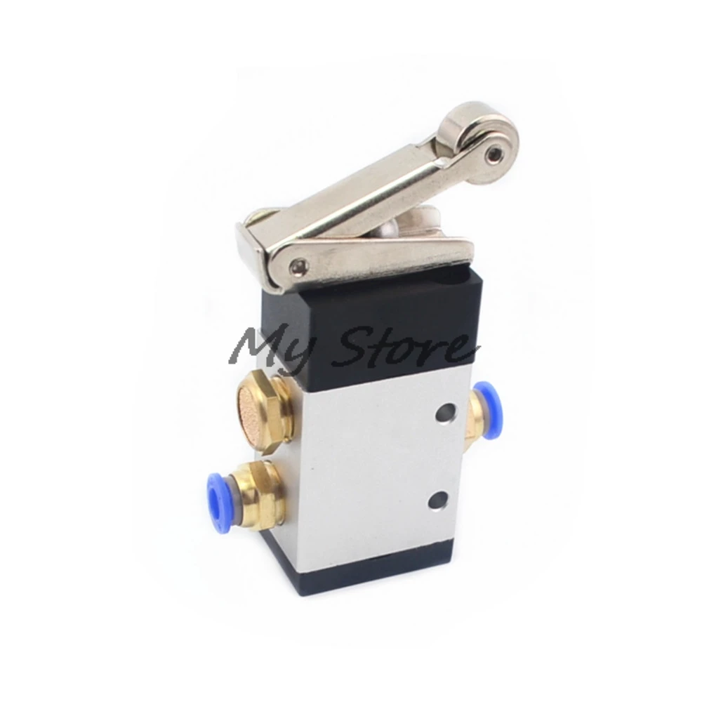 

G1/4" 2 Position 3 Way Roller Lever Gas Air Pneumatic Mechanical Valve