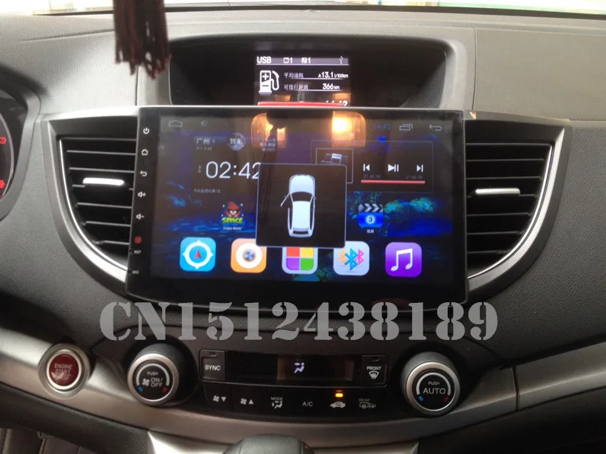 HD1024 600Pure Android Car DVD GPS Multimedia player For Honda CRV CR V 2012 2013 2014