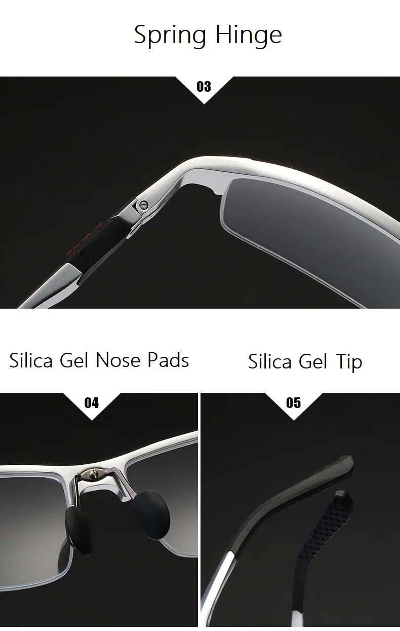 Ширина-145, мужские очки, очки из Сплава Al Mg с пружинными шарнирами, оправы для очков, брендовые оптические очки для близорукости, сферические оправы для очков