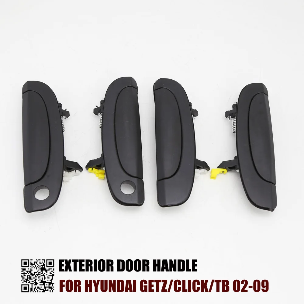 4 шт. один комплект Внешний Дверные ручки для Hyundai Getz/Нажмите/TB 02-09 Dodge BRISA(венесуэла) inokom getz(Малайзия) fr: 82660-1c000