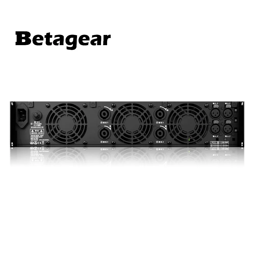 Betagear 4 Channel Power amplifier 800w *4