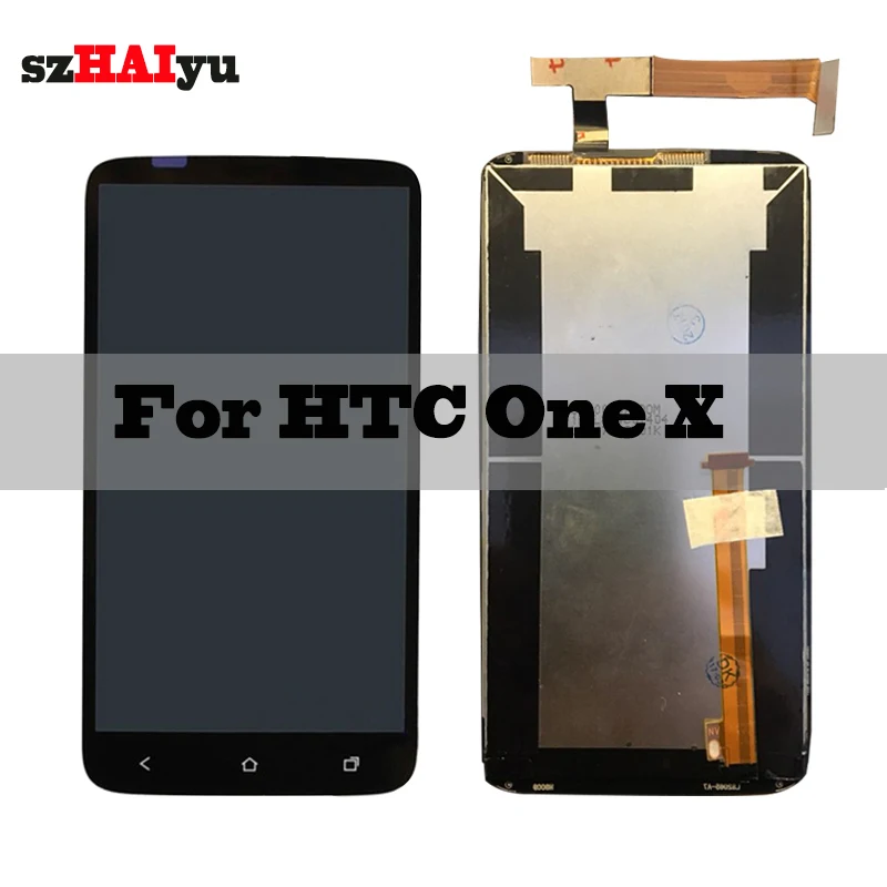 

SZMUGUA 1280x720 4.7'' LCD For HTC One X S720E G23 LCD Display Touch Screen Digitizer Panel Replacement parts Frame