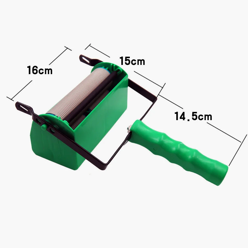 Двойной цвет стены украшения краски ing машина для 7 дюймов Ролик кисти зеленый инструмент