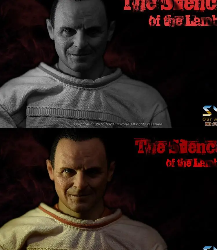 1/6 The Silence of the Lambs dr Hannibal Anthony Hopkins Набор фигурок премиум класса