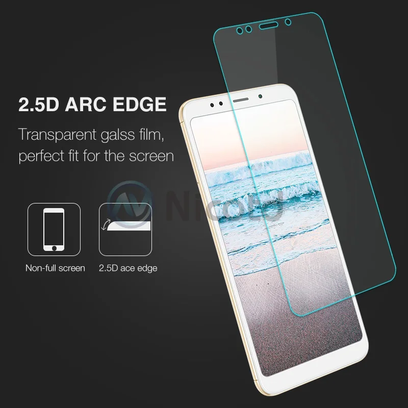 Nicotd For Xiaomi redmi 5 plus HD Clear 2.5D glass redmi5 screen protector protect film For xiaomi redmi 5 tempered glass cover (4)