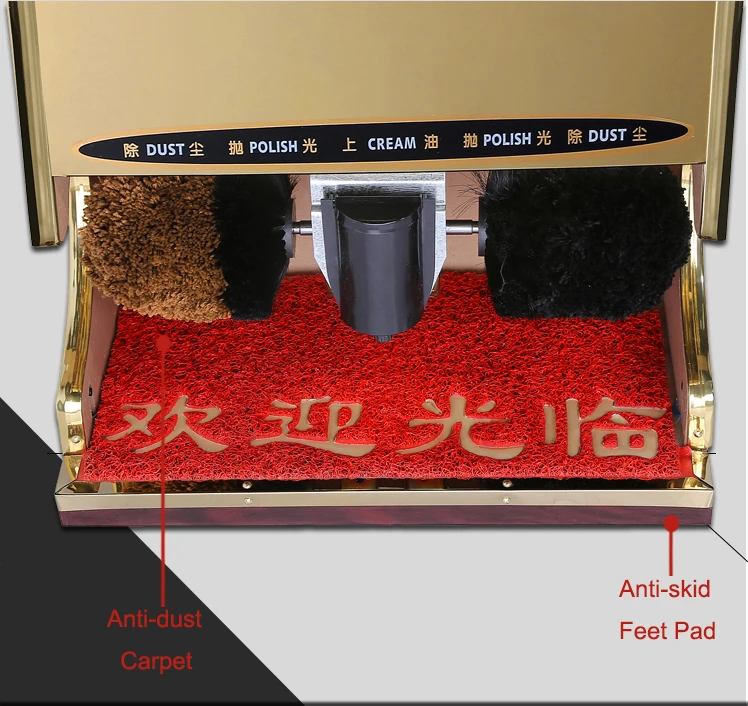 Машинка для чистки обуви Авто-индукционный полировщик обуви лобби отеля электрическая индукционная Очистительная Машина SF-04