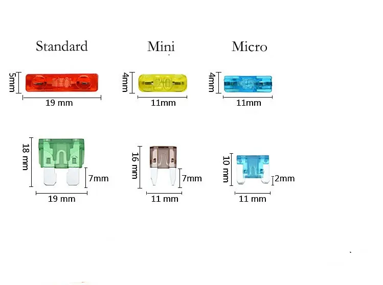 12 В держатель предохранителя Add-a-circuit TAP Adapter Micro/Mini/Standard ATM APM Blade АВТОМАТИЧЕСКИЙ Предохранитель с 10А лезвием автомобильный предохранитель с держателем