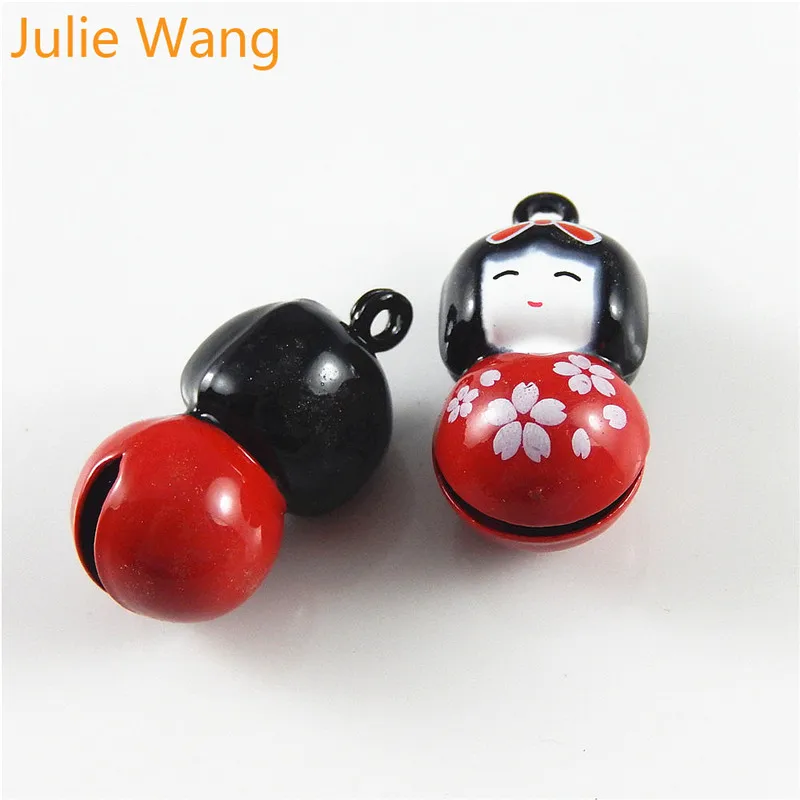 Миниатюрная эмалированная подвеска Julie Wang из металлического сплава 5 шт.|charms for