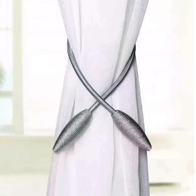 Curtain Tiebacks Plush Alloy Hanging Belts Ropes Curtain Holdback