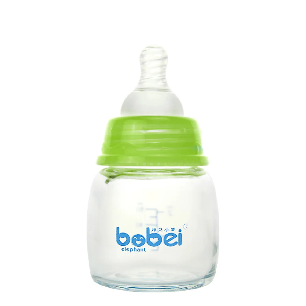 60 мл, 1 шт., бутылочка для кормления новорожденных детей, стандартный размер, бутылочка для кормления детей, стеклянная бутылка под сок, YH-1