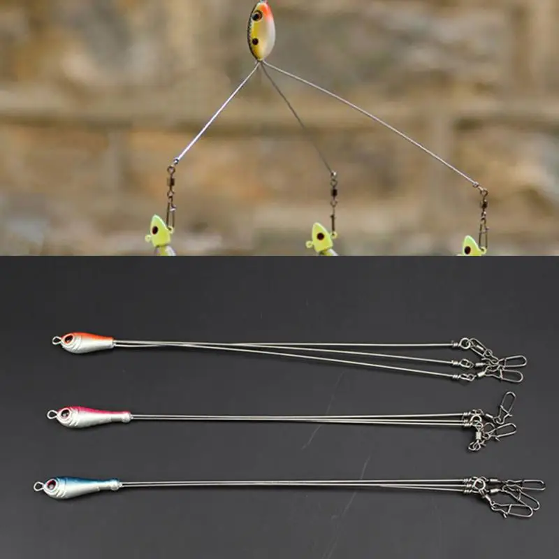 Hight Quality 3 Arms Rig Fishing Lures Bass Barrel Swivel Alabama Umbrella with 3 Wires Jigs Tools Accessories